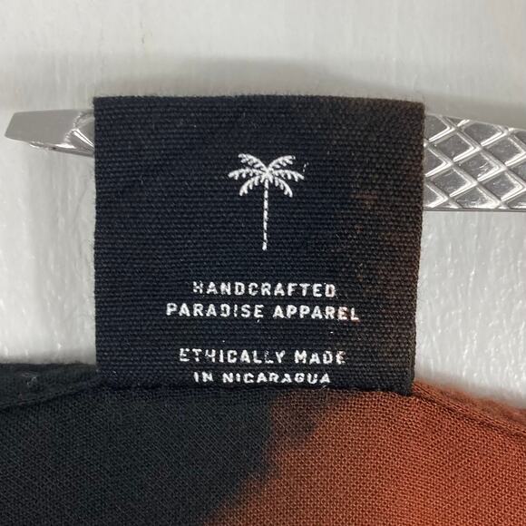 SOLI Cardigan Kimono Duster One-Size~M~L~XL Black Brown/Coral Colorblock Open - Picture 4 of 8